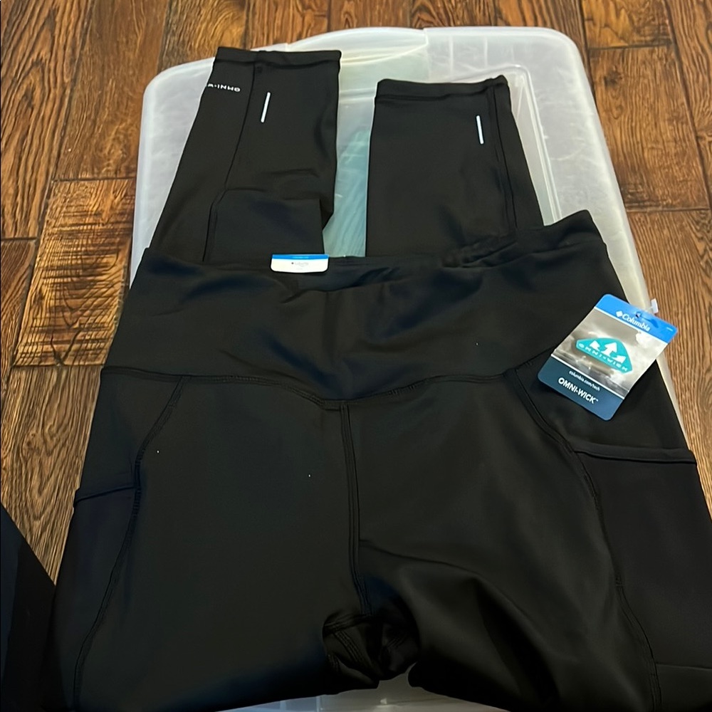 Columbia Black Omni-Wick Leggings